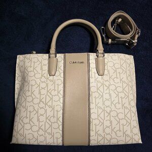 Calvin Klein - Cream & Tan Bag